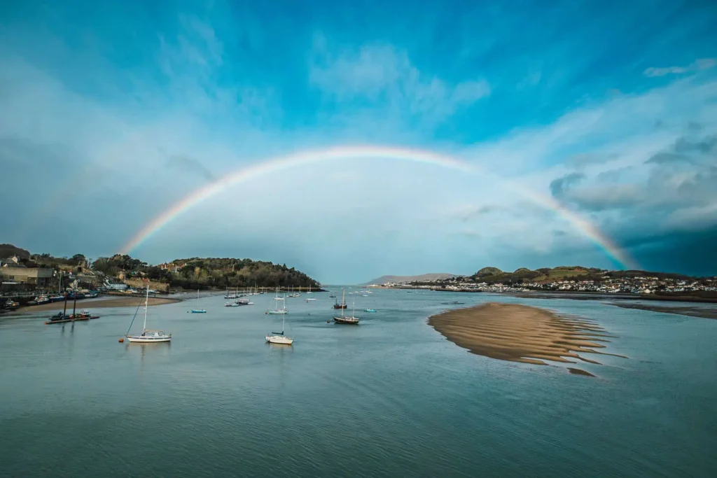 Conwy Valley Getaway | rainbow over conwy Conwy Valley Getaway | rainbow over conwy