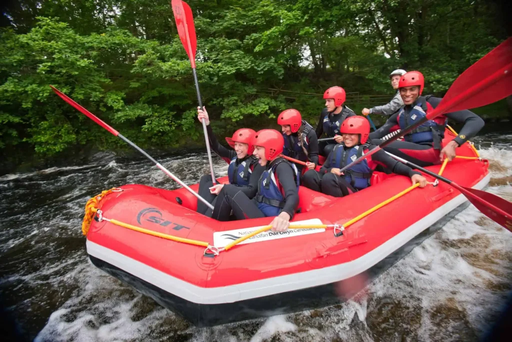 Conwy Valley Getaway | white water centre bala White water rafting at the Canolfan Tryweryn National White Water Centre Near Bala Gwynedd