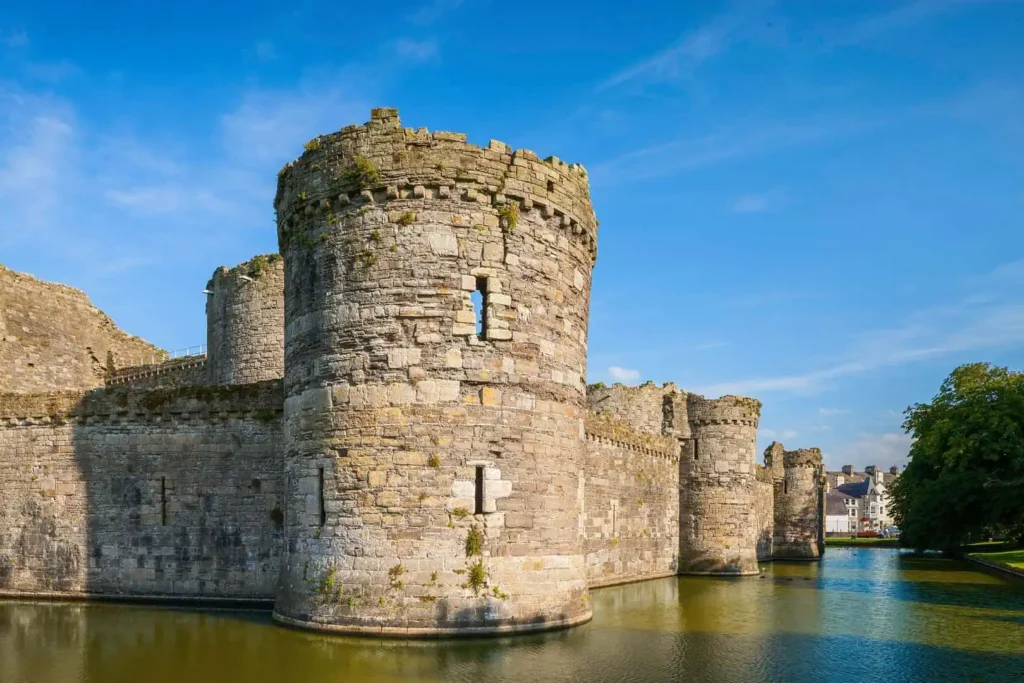 Conwy Valley Getaway | 52643 ncx kc01 1617 0202 web optimised 1920px The stone walls of Beaumaris Castle towering over the moat below