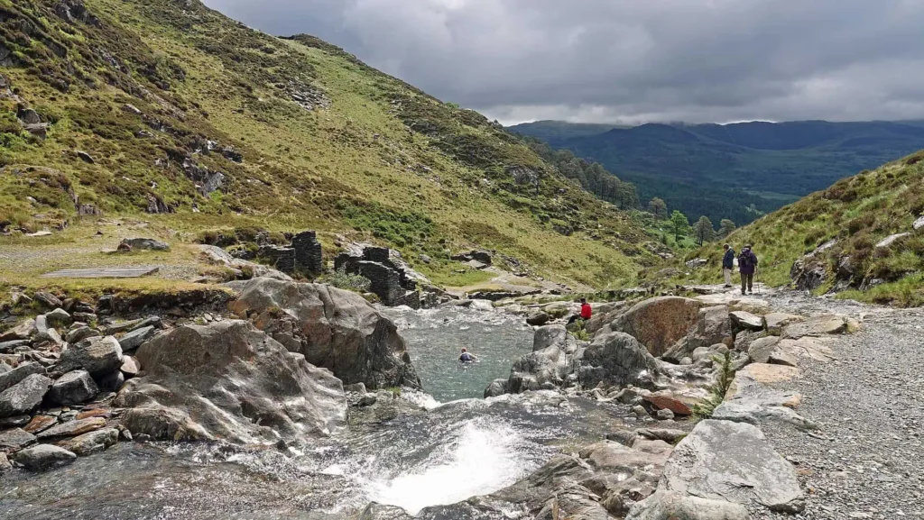 Conwy Valley Getaway | 2048px Informal swimming pool Afon Cwm llan geograph.org .uk 8064470